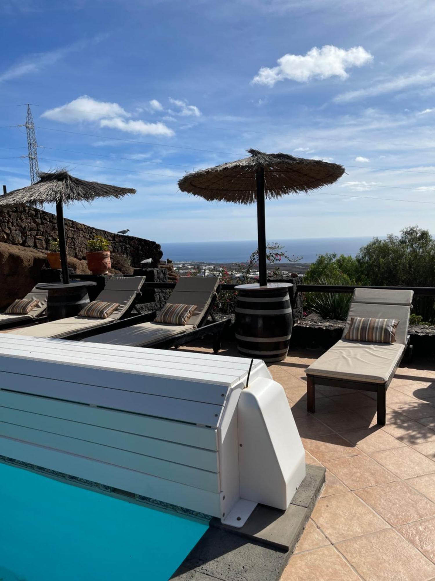 Castillo Lanzarote Villa Sophie - Luxury Villa -Sleep In A Volcanic Cave With Heated Pool تياس المظهر الخارجي الصورة